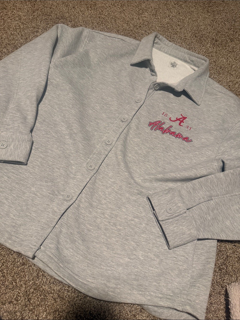 Alabama Crimson Tide shacket by Gameday Couture (XL) - like new!